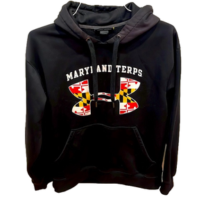 🌿Maryland hooded sweatshirt - black, size adult Medium🌿